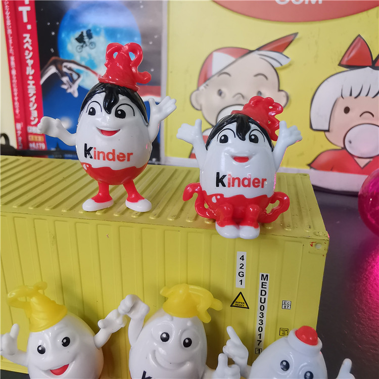 American Nostalgic Kinder Surprise Egg Kinder Egg Kinder Mini Doll Jewelry Cream วัสดุ DIY