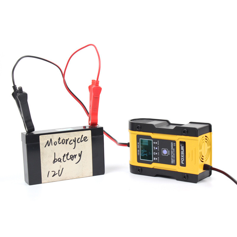 FOXSUR FBC122406D เครื่องชาร์จแตเตอรี่ 12V 6A /24V 3A FOXSUR 122406D