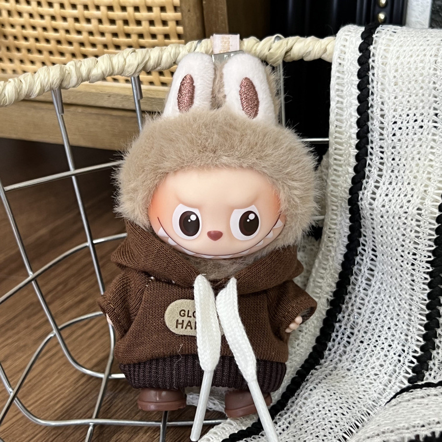 สําหรับ 10/17 ซม.labubu ตุ๊กตาเสื้อผ้า Clown เครื่องแต่งกายสําหรับ labubu 4.0 pin สําหรับ love ตุ๊กตาชุดเสื้อผ้าอุปกรณ์เสริม