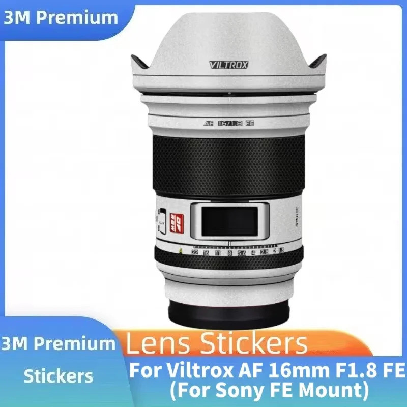สําหรับ Viltrox AF 16 มม.F1.8 FE Decal Anti-Scratch ไวนิลห่อฟิล์มกล้องสติกเกอร์ป้องกัน Coat AF16 1.8