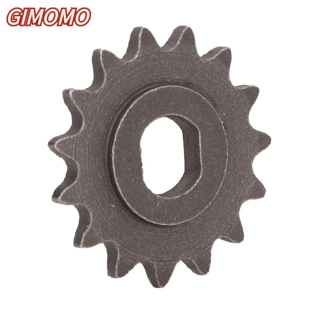 GIMOMO Electric Scooter Sprocket, 25H 15T H Holes Motor Sprocket, Precision Fit Carbon Steel Chain S