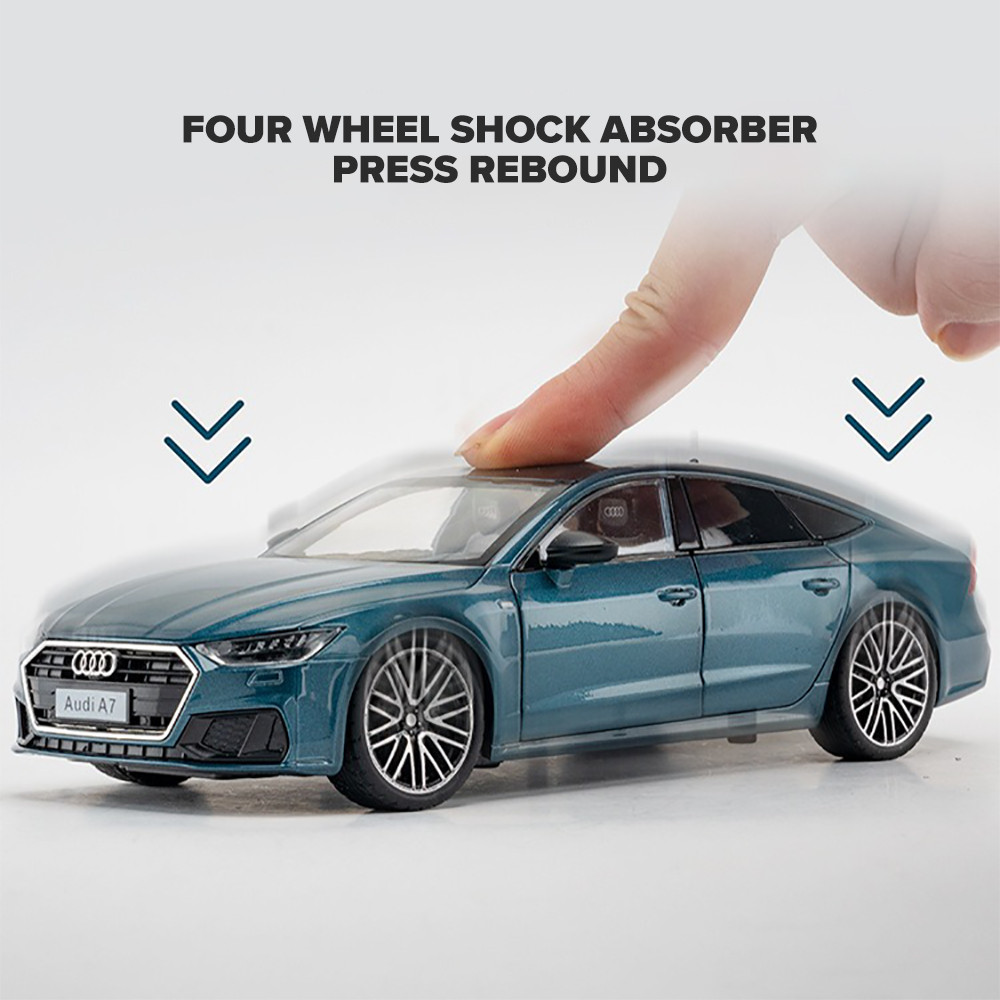 1:24 Audi A7 ของเล่นDiecastรถรุ่นรถโลหะผสมของเล่นคอลเลกชันของขวัญสําหรับเด็ก - รูปที่ 4
