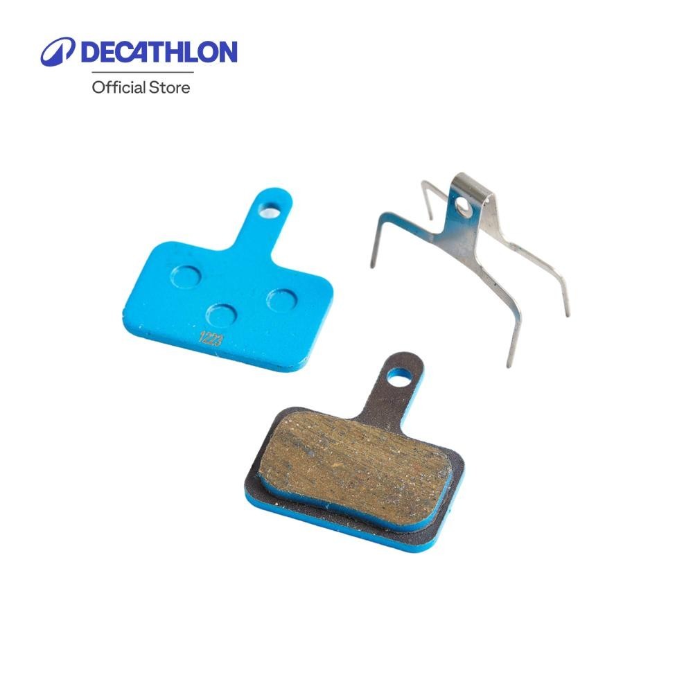 Decathlon Disc Brake Pads - Compatible with Shimano Deore/Tektro Semi-Metallic ผ้าเบรกสำหรับ Shimano