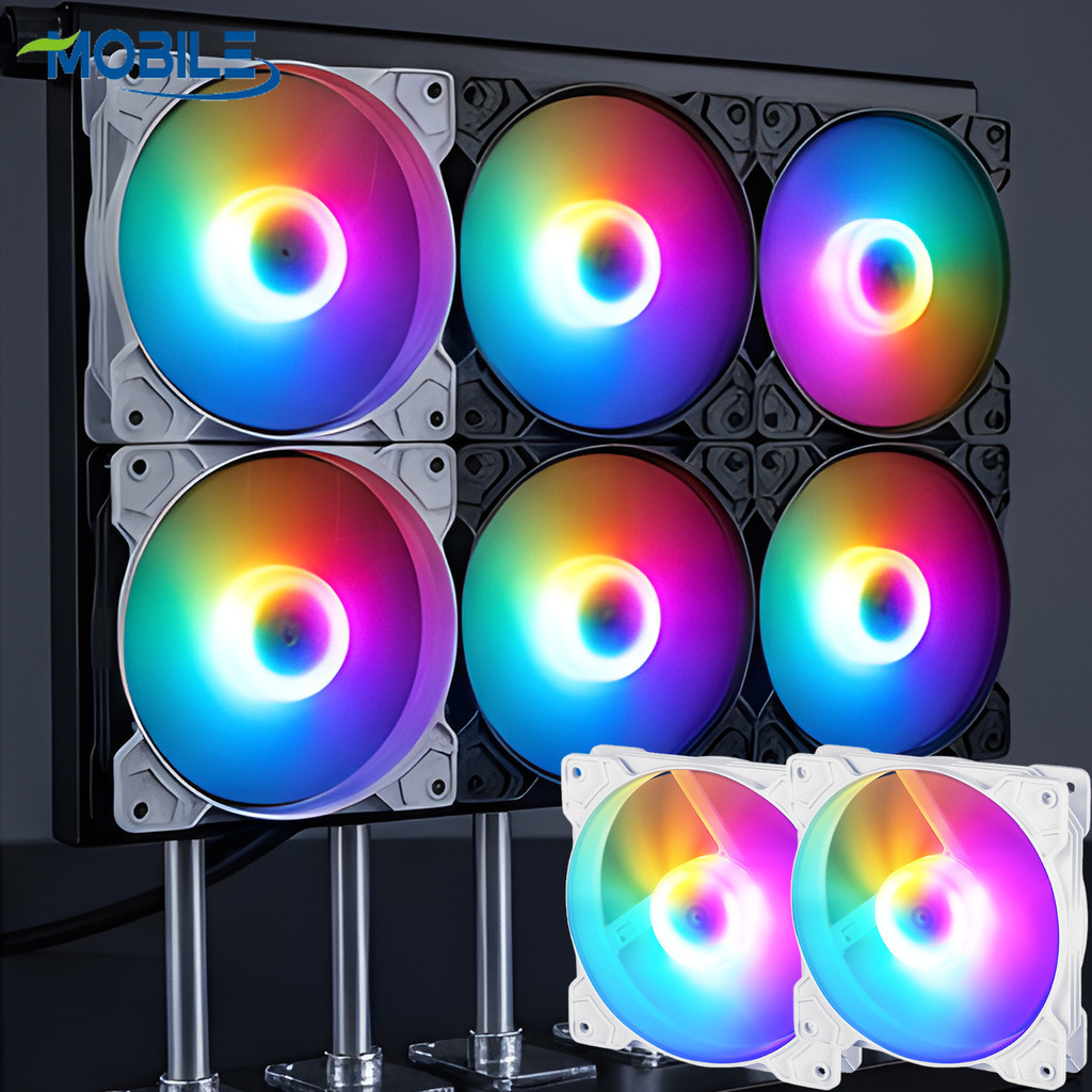 [AUTO&3C]เคสคอมพิวเตอร์พัดลมระบายความร้อน ABS | พัดลม PC High Airflow ที่เงียบสงบเป็นพิเศษสําหรับเดส