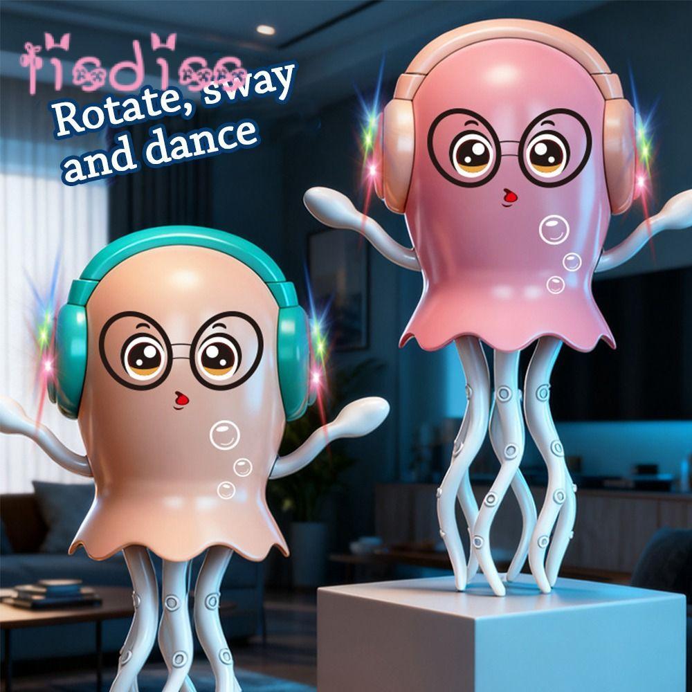 LISDIS เต้นรําปลาหมึกยักษ์ของเล่น, Magic Inertia Crawling Dance Auto-Dance Octopus ของเล่น, Creative