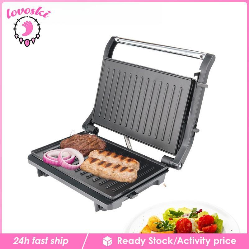 [Lovoski] Panini Press Grill Sandwich ทําความสะอาดง่ายผู้ผลิตอาหารเช้าขนาดกะทัดรัดผู้ผลิต Panini สํา