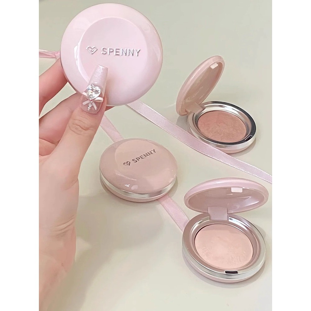 Spenny เบกกิ้งผัดบลัช 922 เนื้อผัดบางเบา สีแดงอมส้มช่วยให้หน้าเรียวขาว 2025 สไตล์ใหม่ ใช้ง่าย - รูปที่ 5