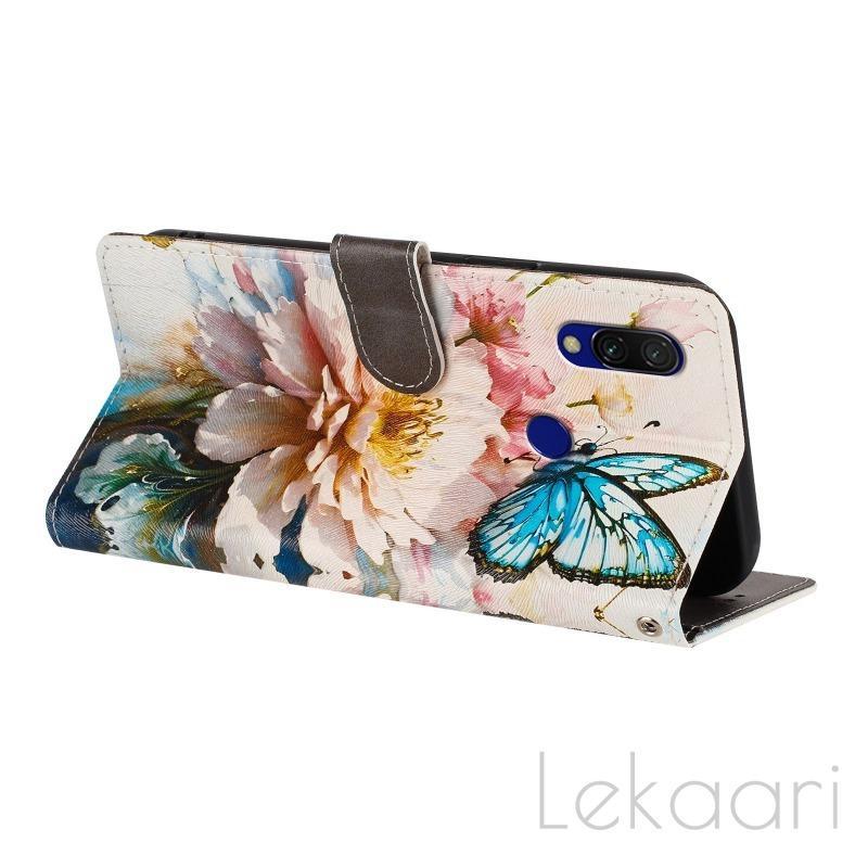 กรณีพลิกสําหรับ TCL 30 XL XE SE Plus 20 RA 20R 20A Stylus 5G T9 306 305 303 201 T671G การ์ตูนดอกไม้ทาสีหนังกระเป๋าสตางค์ช่องใส่การ์ดฝาครอบโทรศัพท์ - รูปที่ 4