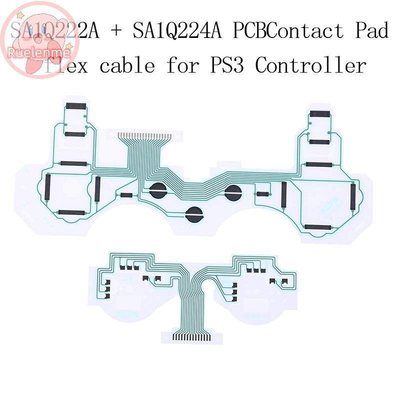 Uelenme SA1Q222A+224A แผงวงจรริบบิ้น PCB contact pad flex cable สําหรับ PS3 controller TH
