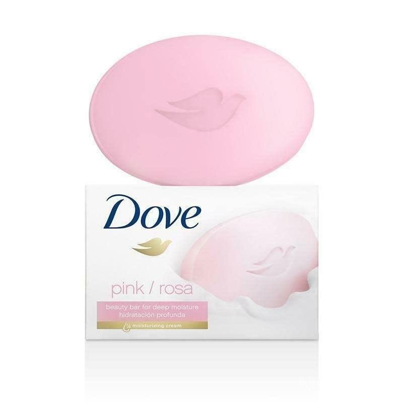 Dove Beauty Cream Bar Soaps สีชมพู 16 ก้อน 4.76 ออนซ์ / 135 กรัมแต่ละอัน