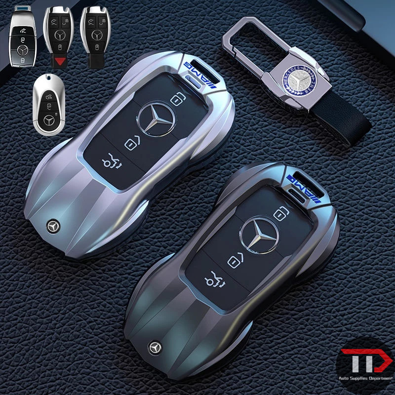 Mercedes Benz Key Case C-Class E-Class S-Class W205 C63 E63 E200L E300L C260L A200L GLC กระเป๋าสำหรับผู้หญิงและผู้ชาย GLA สำหรับ
