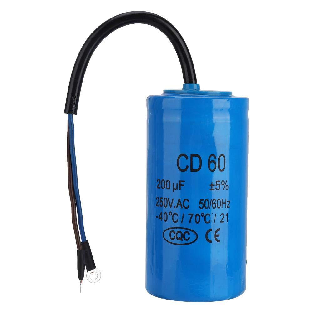 200uf 250V AC มอเตอร์และพัดลมตัวเก็บประจุกลมเริ่มต้น 50/60 Hz,Switching Capacitor สําหรับคอมเพรสเซอร