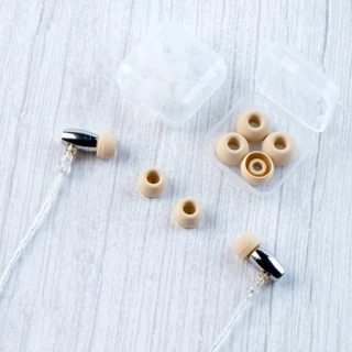KBEAR Coffee Eartips หูฟังแบบมีสาย จุกหูฟังซิลิโคน Skin-safe ออกแบบตามหลักสรีรศาสตร์สําหรับ KB02 KB03 Rosefinch