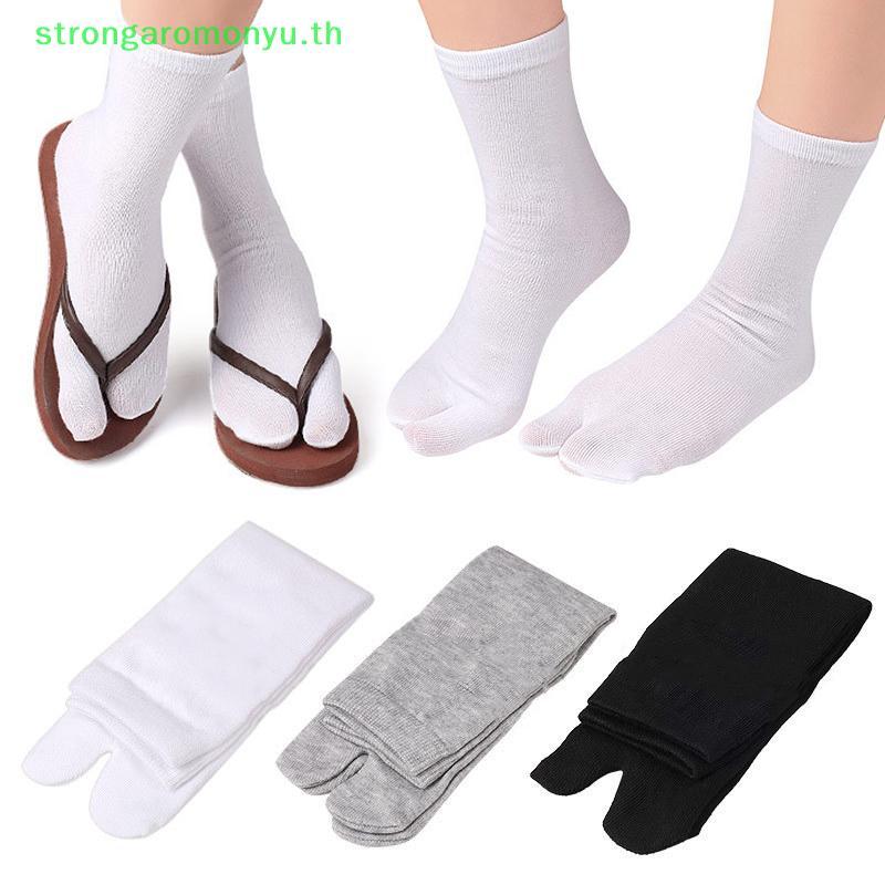 Strongaromonyu ถุงเท้าแบบ Tabi จากผ้าโพลีเอสเตอร์และฝ้าย ออกแบบสำหรับรองรับ Hallux Valgus ใส่สบายเหมือนรองเท้าไม้แก้ว