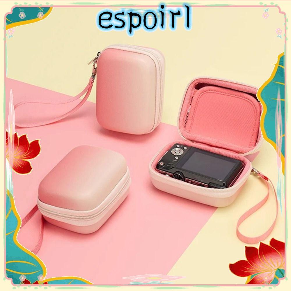 ESPOIR ปกแข็ง, PU Mini Digital Camera Bag, กันน้ํา Anti-shock Storage Bag สําหรับ ZV-1 ZV-1II ZV1 ZV