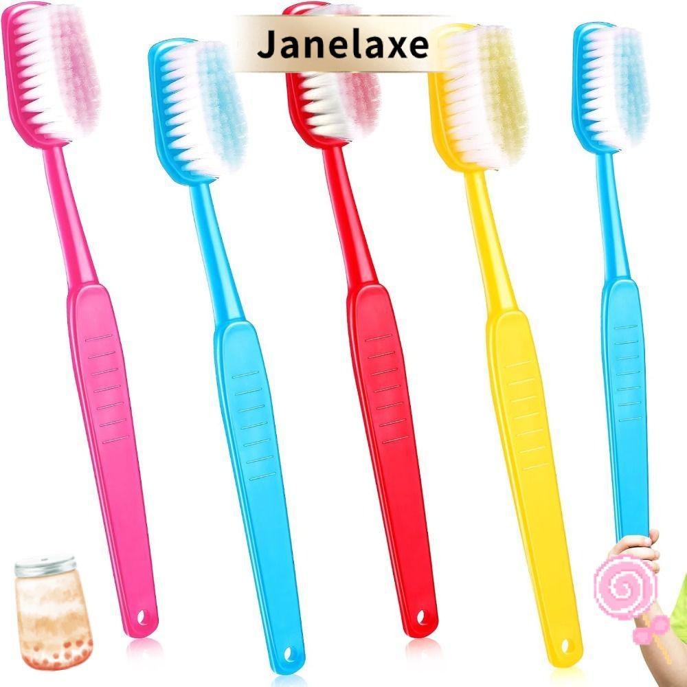JANELAXE ขนาดใหญ่ Gag ความแปลกใหม่แปรงอาบน้ํา, Party Favor Photo Shoots Props แปรงอาบน้ํา, การออกแบบยาวสี Candy ขนาดใหญ่ Comedy Item แปรงสีฟันยักษ์