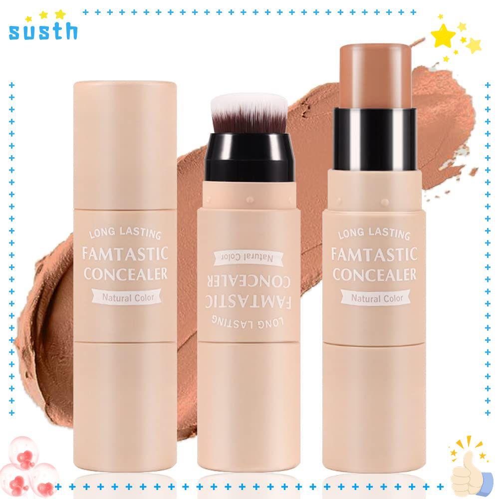 SUSTH Contour Neutral Makeup Imperfections Quick-Fix Full Coverage Concealer Stick Double Head with 