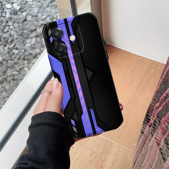 Opp0 A3x 2024 ปลอก Hp Tpu Case ยืดหยุ่น Pro กล้อง Motif 4bstract Protector - 1, OPP0 A3X 2024