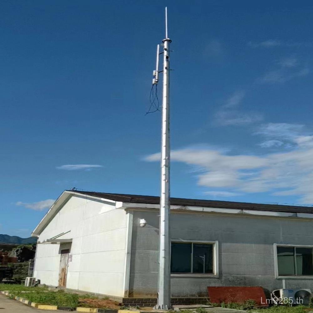 ผู้ผลิตเข็มป้องกันฟ้าผ่าเหล็ก LG Rod Tower Lightning Protection Tower ข้อต่อสามเหลี่ยม j8 การป้องกัน