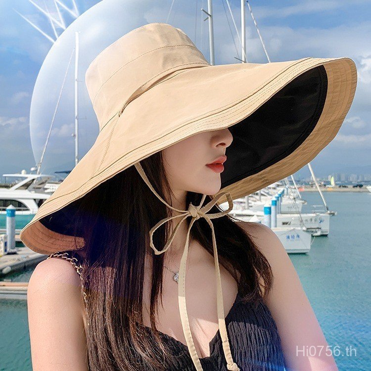 หมวกกันแดด Bucket Hat Bucket Hat Cover Face Cycling XSFN