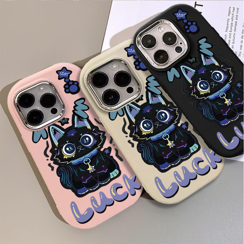 เคสโทรศัพท์ลูกแมวสีดํานี้เหมาะสําหรับRealme 8 5G 5i 5s 6i c3 c11 2021 C20 C21y C25y C35 C53 narzo n5