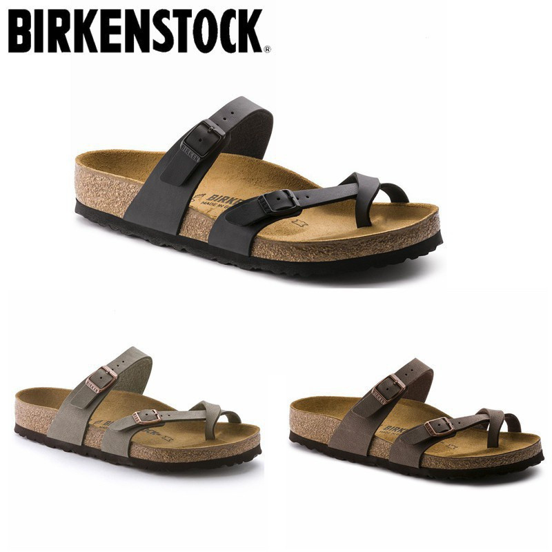 Birkenstock Boken Mayari Birko รองเท้าแตะผู้ชายและผู้หญิงแฟชั่น
