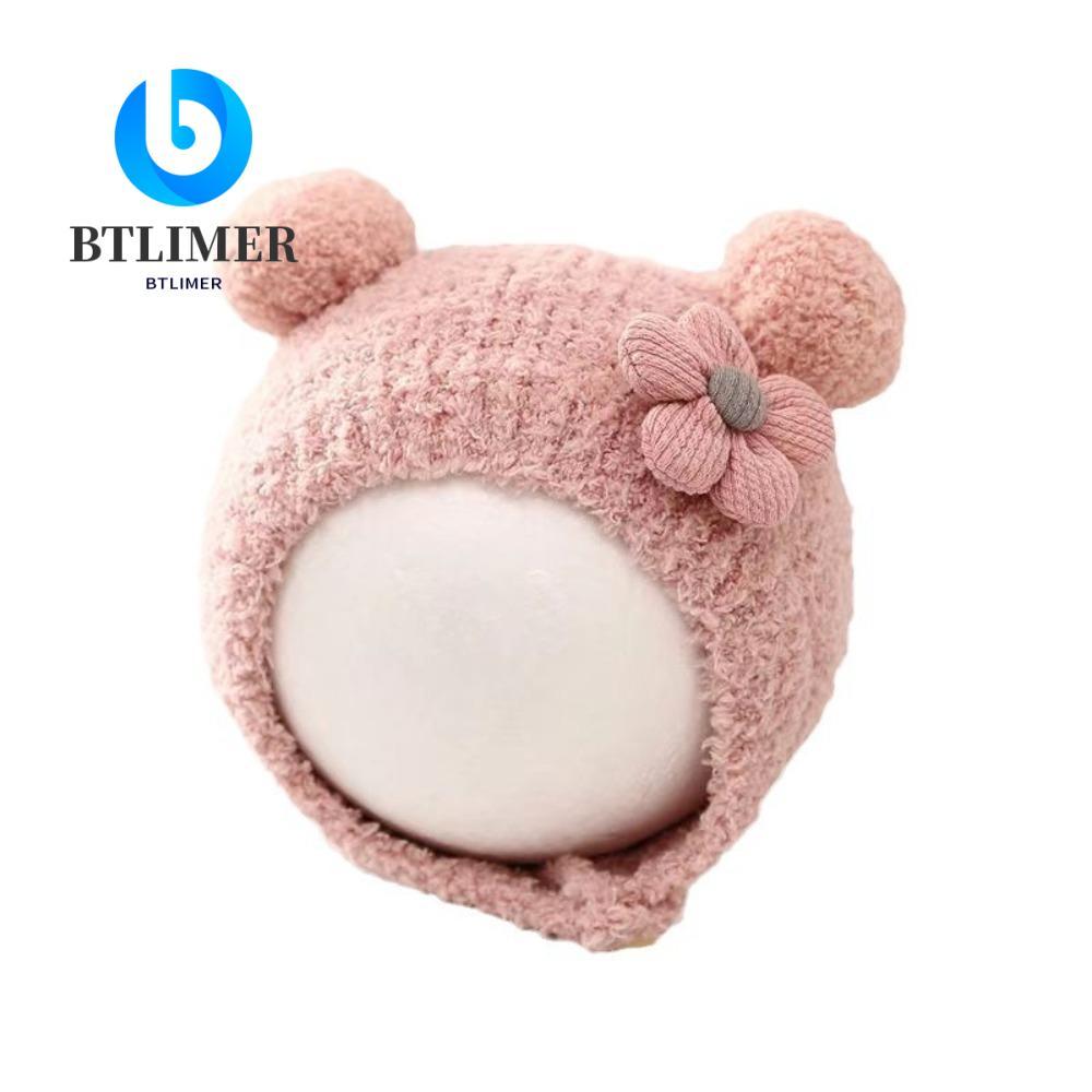 BTLIMER อุ่น, Plush Winter Warm Bonnet Caps, ทารกแรกเกิดน่ารักหมีหนาเสื้อสวมหัวหมวกกลางแจ้ง(ราคาเริ่มต้นที่จํากัดเวลา12.27-12.31 )