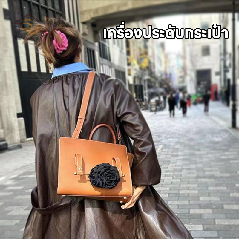 กิ๊บติดผม รูปดอกกุหลาบ กิ๊บติดผมแฟชั่น กิ๊บติดผมดอกกุหลาบ หรูหรา อ่อนโยน เครื่องประดับแฟชั่น - รูปที่ 3