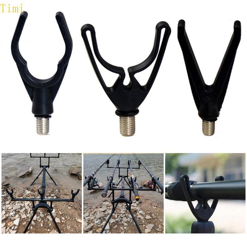 Timi ตกปลา Rod Rest Head ชั้นวางพลาสติก Rod Gripper Rest ตกปลา Rod Holder หยาบปลาคาร์พตกปลา Gripper 