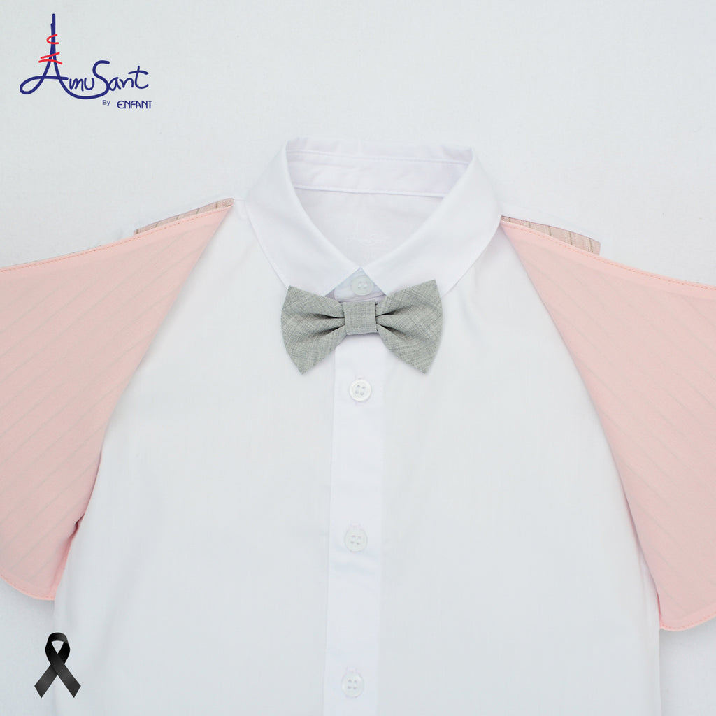 Amusant by Enfant ชุดสูทเด็กผู้ชายสีชมพูพาสเทลสำหรับ 6 เดือน - 8 ขวบ EH1N21 - รูปที่ 5