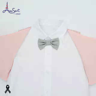 Amusant by Enfant ชุดออกงาน ชุดเซ็ต ชุดสูทเด็กผู้ชายสีชมพูพาสเทลสำหรับ 6 เดือน - 8 ขวบ EH1N21
