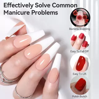 BORN PRETTY 15ML 3 IN 1 เล็บ Prep Dehydrator และ Primer บํารุงปกป้องเล็บ Long-Lasting Nail Care เจลโปแลนด์ไม่จําเป็นต้อง UV LED โคมไฟ