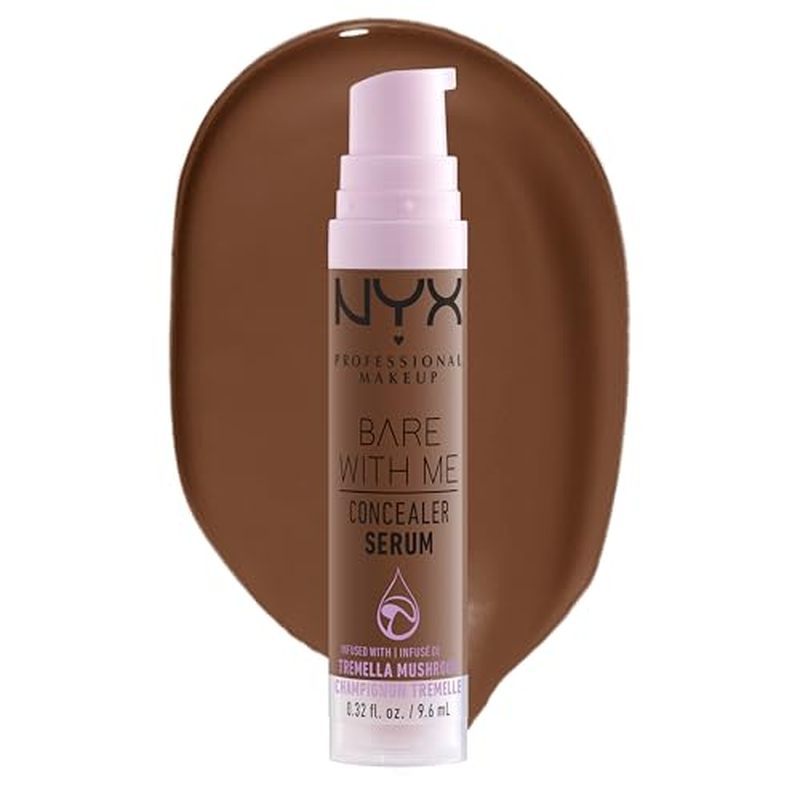NYX PROFESSIONAL MAKEUP Bare With Me CONCEALER Serum, คอนซีลเลอร์แต่งหน้า ได้ถึง 24Hr Hydration - สี