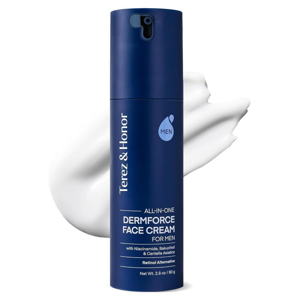TEREZ & HONOR 6 in 1 Mens Cream: Korea Dermforce Anti-Aging Moisturizer, ประกอบด้วย Niacinamide และ 