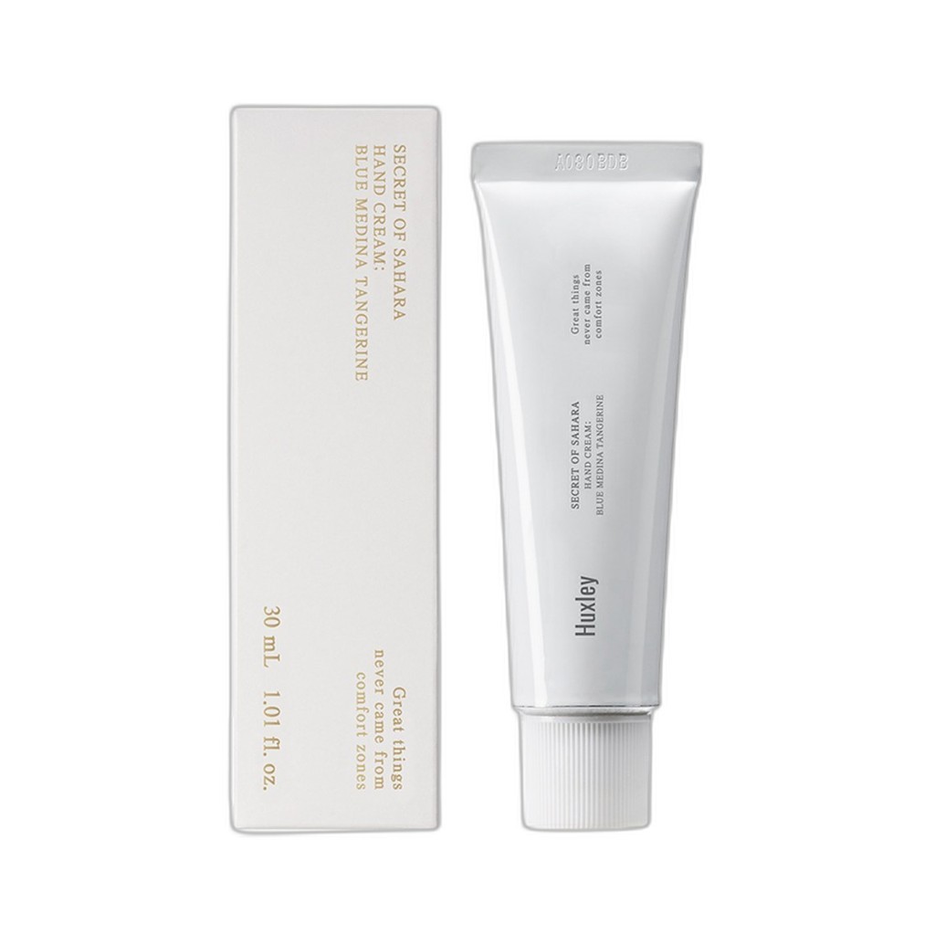 [huxley] Hand Cream: Blue Medina Tangerine, 30ml, 1 ชิ้น / ครีมทามือเกาหลี / กลิ่นส้มเขียวหวาน
