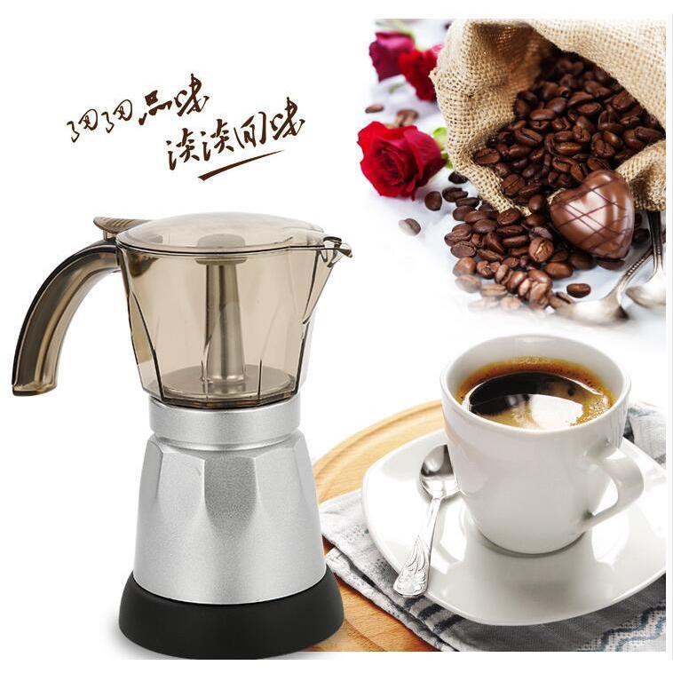 480W 220V Italian Espresso mocha coffee machine percolator electric Mocha pot EU plug portable elect