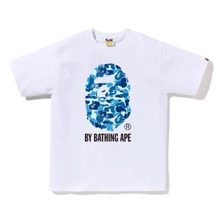 (จัดส่งตลอด 24 ชั่วโมง)AwenMoor เสื้อยืดลําลอง พิมพ์ลาย BAPEe Ape Head สไตล์คลาสสิก แฟชั่นสําหรับผู้ชาย และผู้หญิง