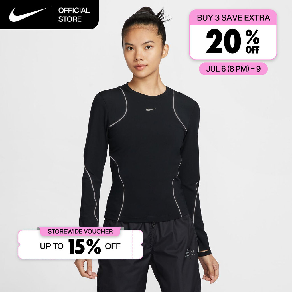 Nike Women's Running Division Long-Sleeve Running Top - Black [FV6419-010]