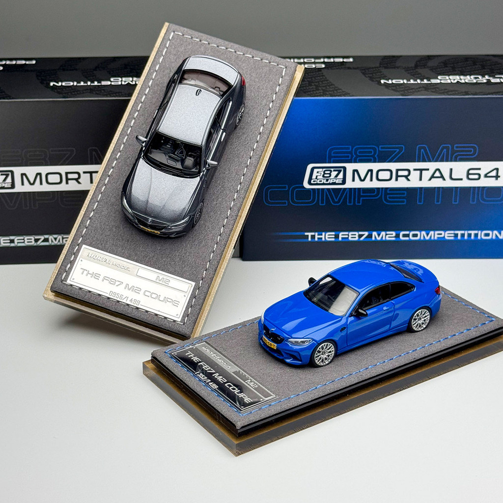 MORTAL 1/64 BMW F87 M2C โลหะผสมรถDiecastรุ่นของเล่นของขวัญวันเกิด