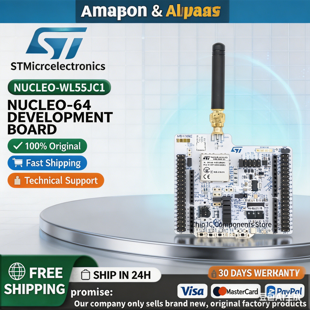 1ชิ้น//ล็อต ! เว็บไซต์อย่างเป็นทางการสต็อกเดิม NUCLEO-WL55JC1 NUCLEO-WL55JC2 SMPS multi-protocol LPW