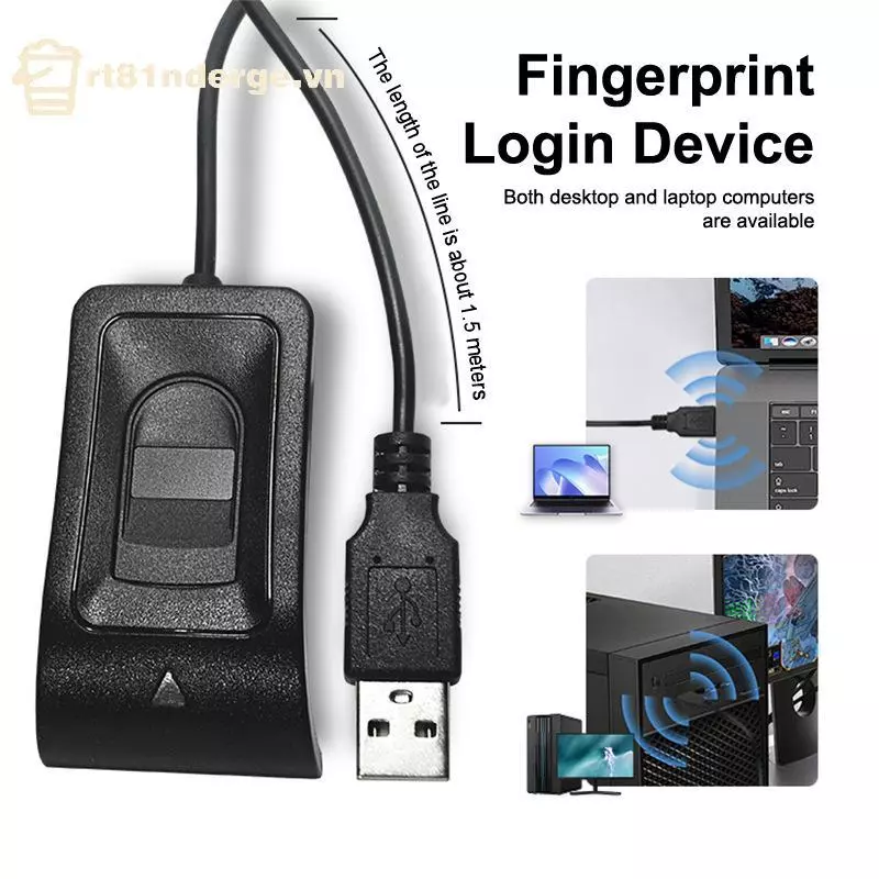 GE สําหรับ Windows 10 11 USB เครื่องอ่านลายนิ้วมือลายนิ้วมือ Biometric ลายนิ้วมือ Login Windows รหัสผ่านฟรีการดําเนินงาน VN thumbnail 3