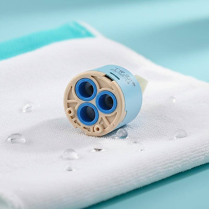 Alittlesearch11 1 ชิ้น PP พลาสติกเซรามิค Thermostatic Disc วาล์วสําหรับก๊อกน้ําซ่อมห้องน้ําห้องครัวอ