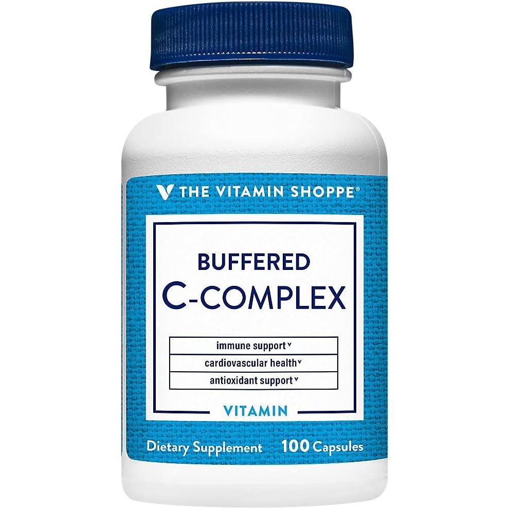 The Vitamin Shoppe Buffered C-C-Complex quick Solution,Special(100 แคปซูล胶)