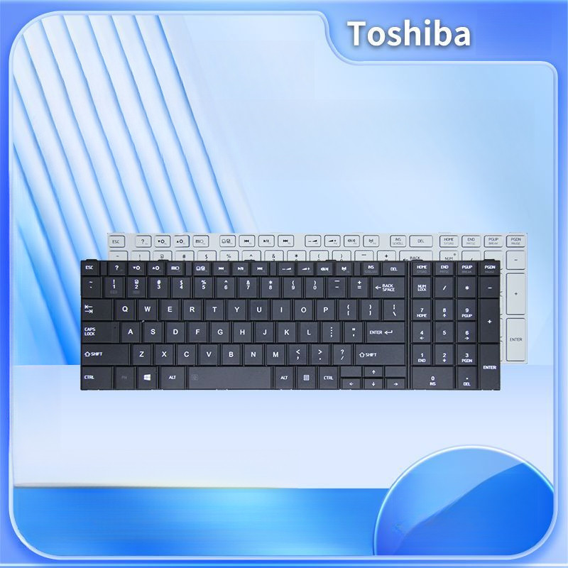โตชิบาใหม่เอี่ยม C850 L850 C855 C855D L855 L850D L870 L850-T01R คีย์บอร์ด
