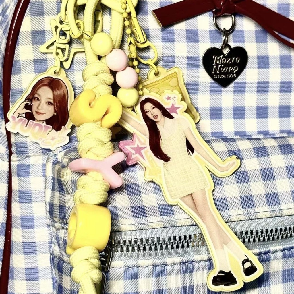 I-dle Song Yuqi Co-Branded Happy Merchanted Key Hanger Official Co-Branded Bag Hanger#i- dle Song Yu