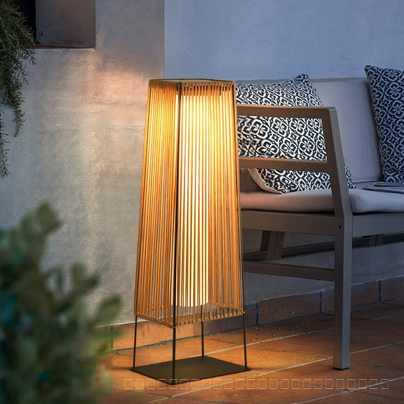 Solar lights, outdoor courtyard lights, floor lamps, waterproof lawn lights, outdoor villa garden li