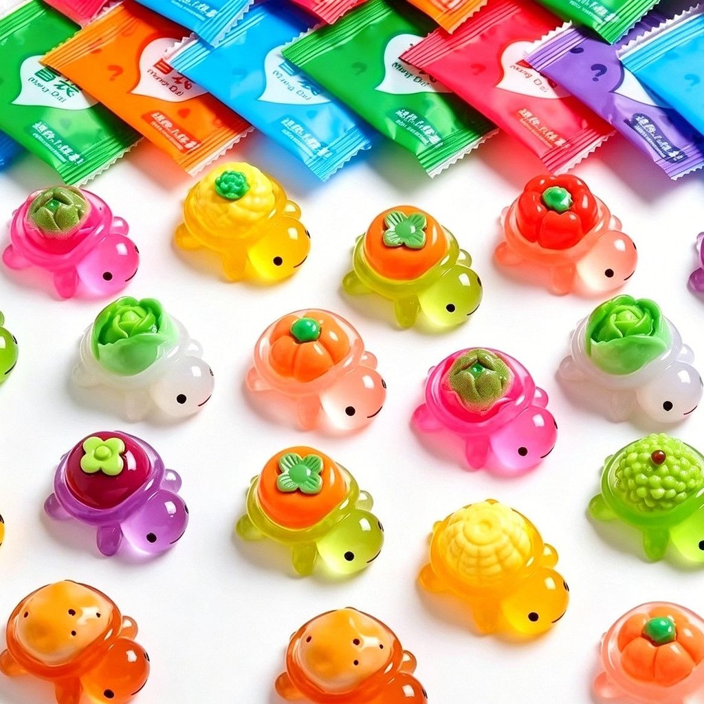 Luminous Little Turtle Luminous Luminous Fruit Turtle Small Animal 3 ถึง 6 ปีเด็กรางวัลของขวัญเล็กๆ 