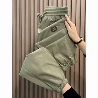 MEFEEE น้ําหนักเบาผู้ชายกางเกง Jogger ผ้าระบายอากาศเรียวข้อเท้าเอวยางยืด Casual Streetwear กางเกงฤดูร้อน