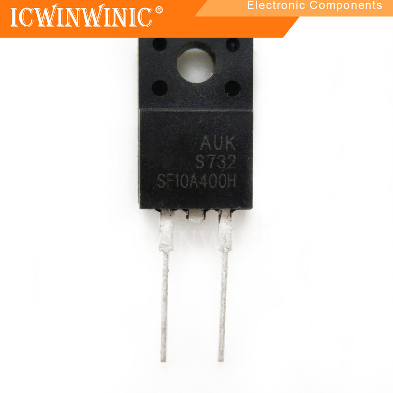 5 ชิ้น SF10A400H SF10A400 TO-220F-2 ส่วนประกอบอิเล็กทรอนิกส์