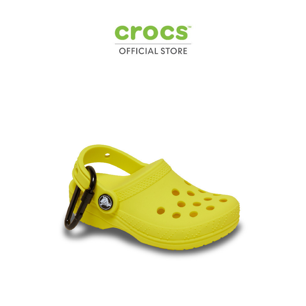 CROCS พวงกุญแจ CLASSIC GLITTER CLOG BAG CHARM - BLACK